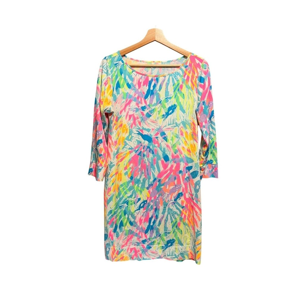 Lilly Pulitzer Marlowe Dress Sparkling Sands Size M Coconut Girl Coastal Resort